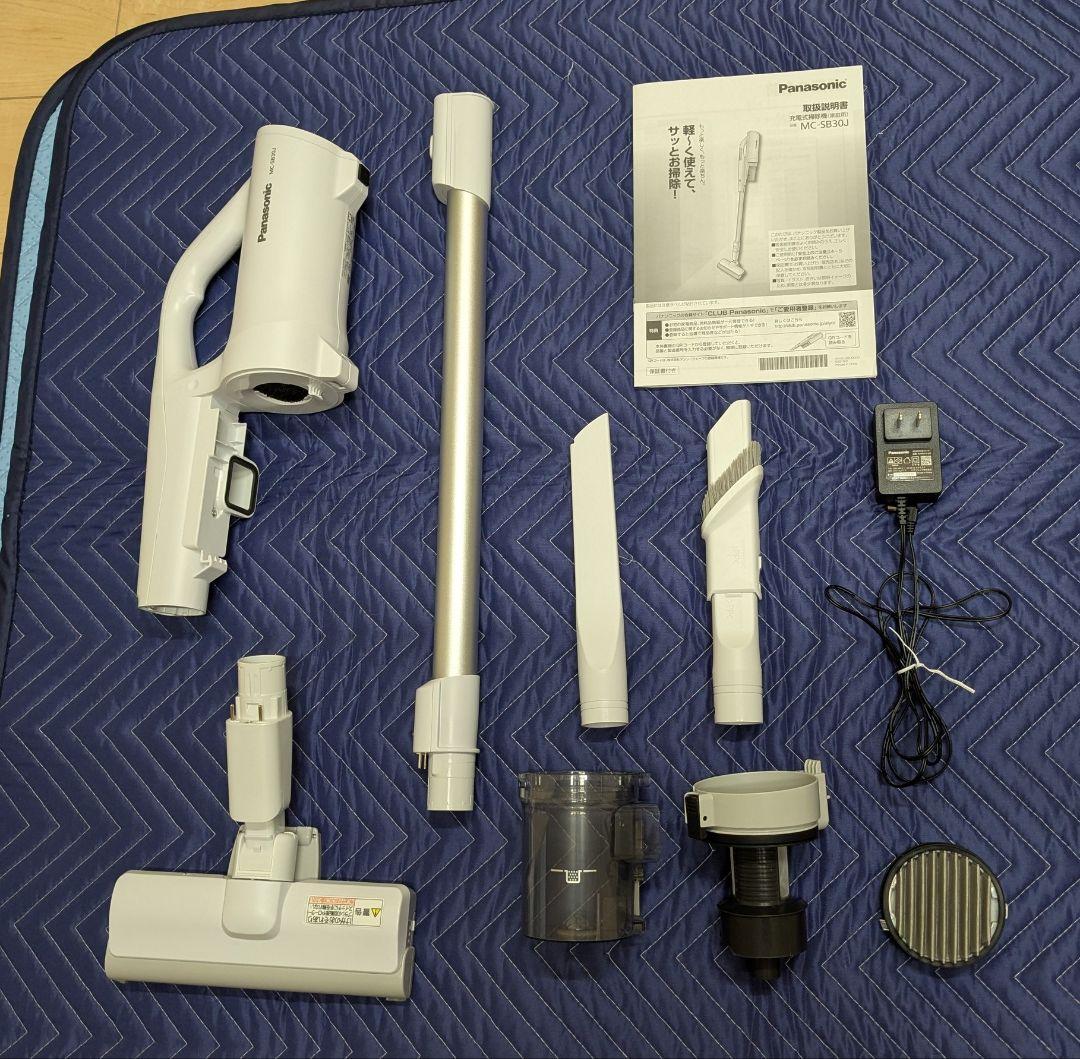 動作良好美品 Panasonic MC-SB30J コードレス掃除機2020年製
