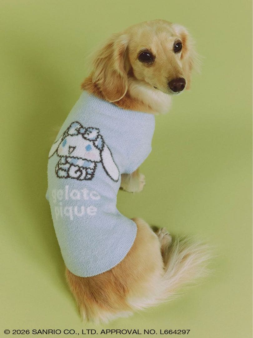 gelato pique CAT＆DOG スムーズィープルオーバー　Mサイズ
