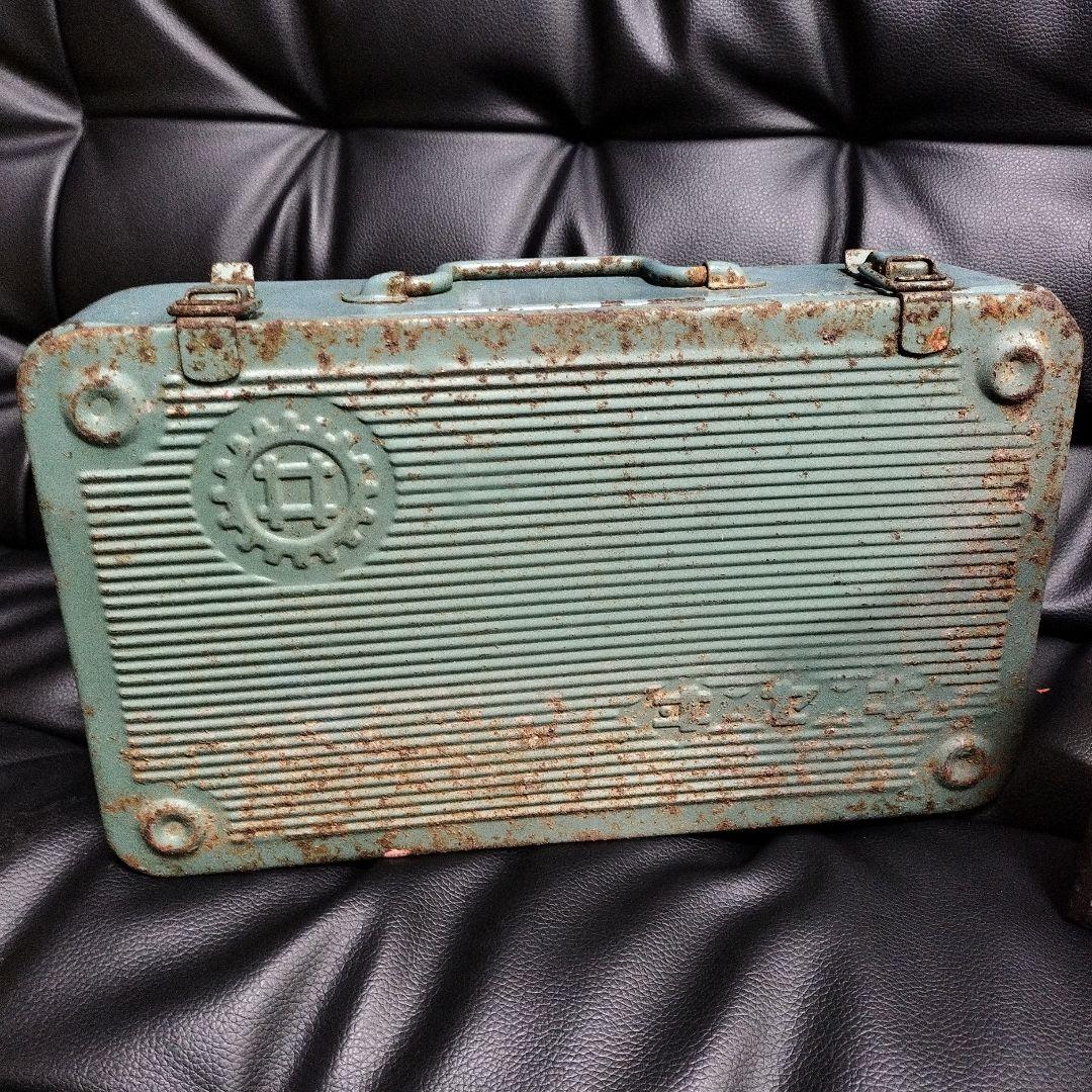 古道具 工具箱 2個 イセキ リングスター 道具箱 ジャンクガーデン