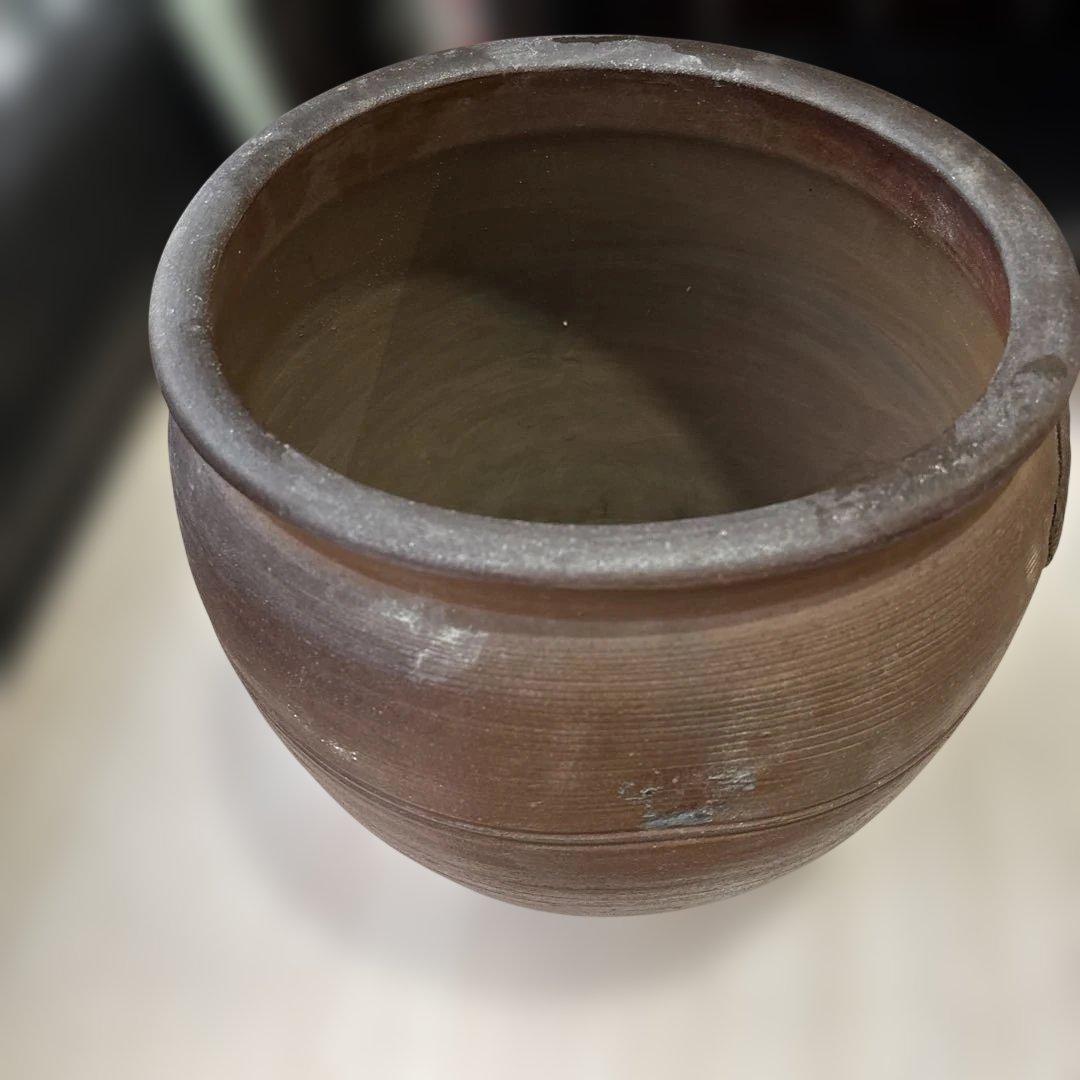 古備前焼　伊部陶苑　大饗 大壺　鉢　アンティーク置物　骨董品