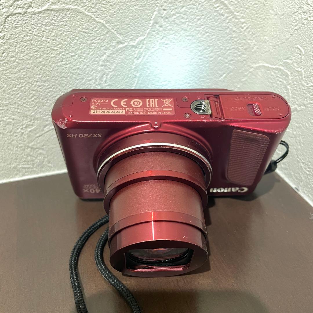 Canon PowerShot SX720 HS 光学40倍ズーム　レッド