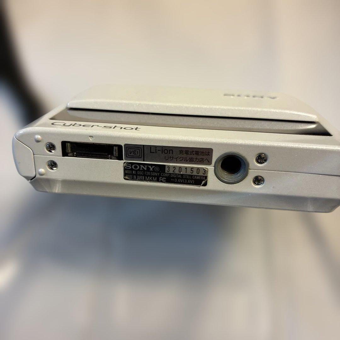 SONY CyberShot DSC-T20 ホワイト デジタルカメラ