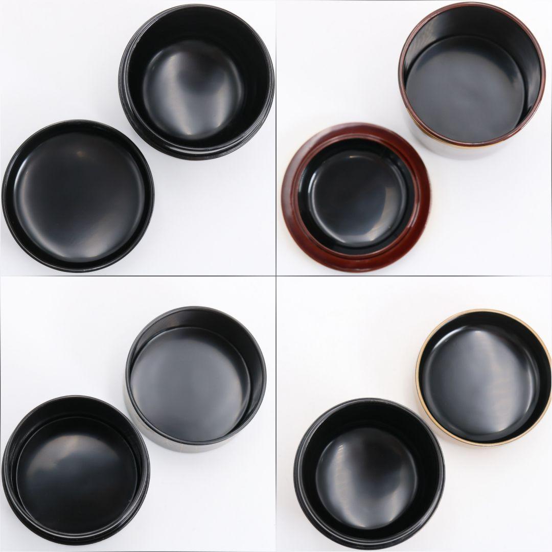 和田寿峰作 四季揃 薄茶器 棗 金輪寺 中次 茶道具 共箱　SX1037
