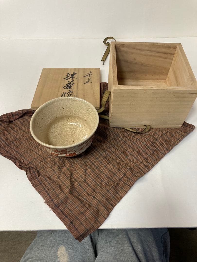 青木木米作　抹茶碗