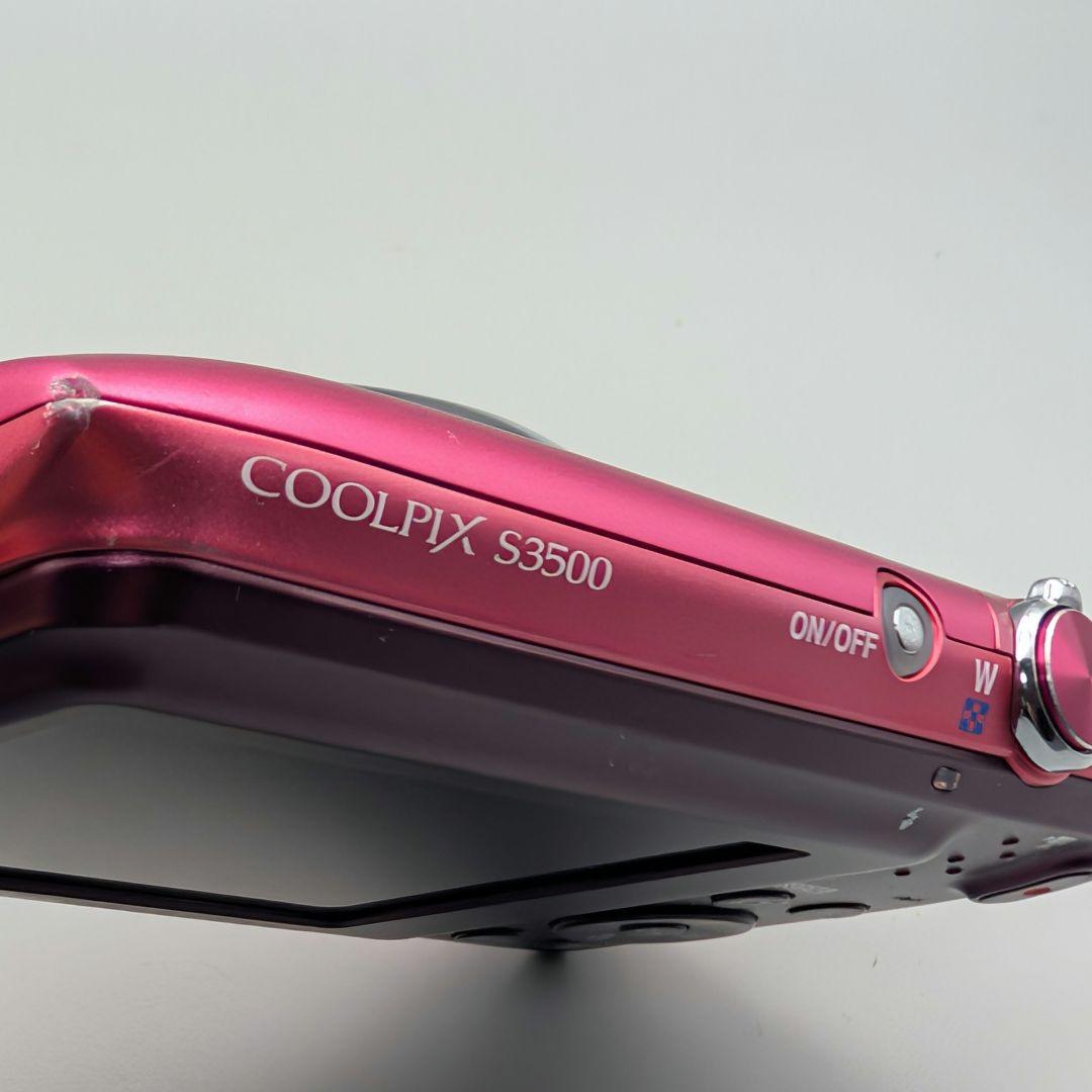 Nikon COOLPIX S3500 ピンク 動作確認済 付属品有