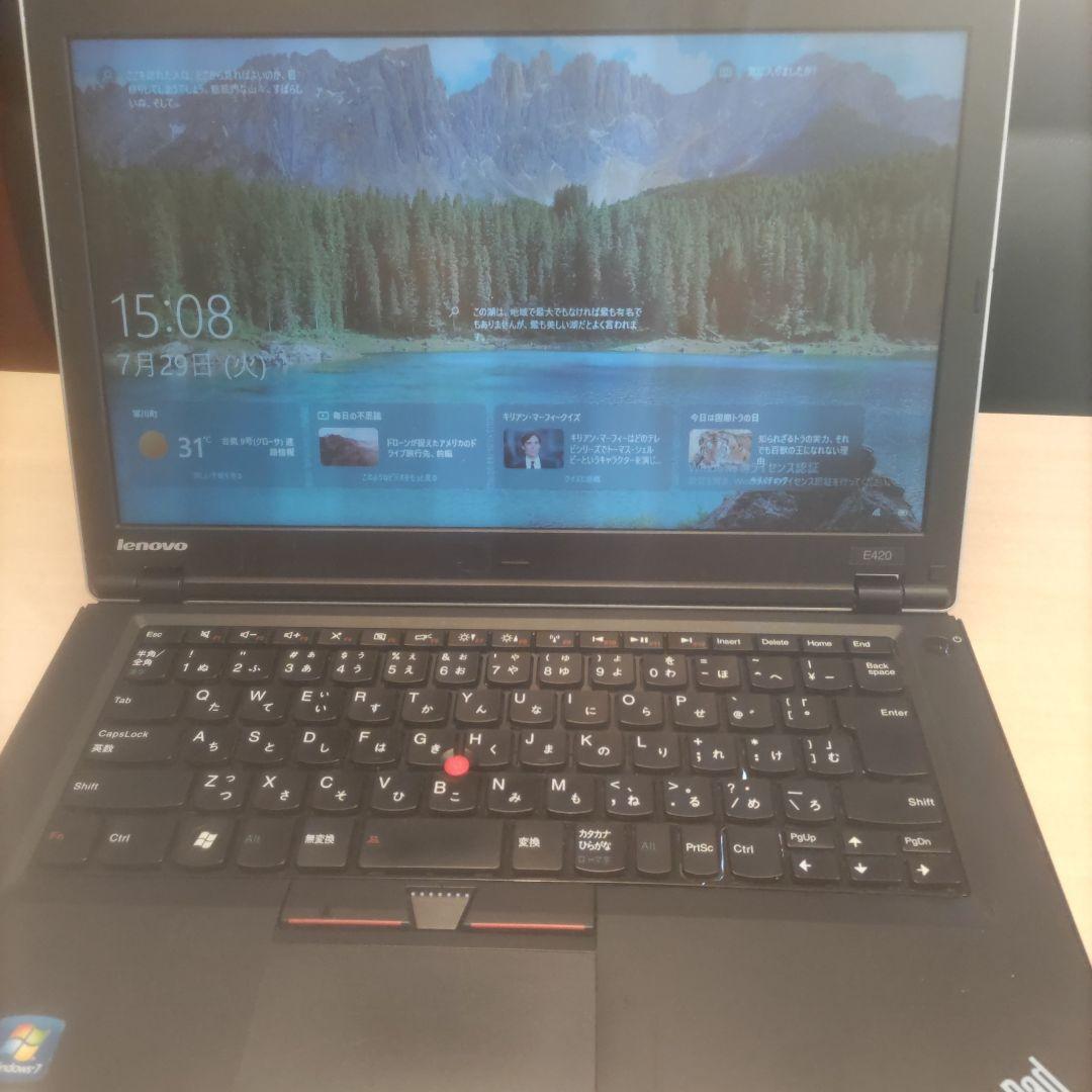 lenvo/ThinkPad　E420/SSD128GB/ACアダプタージャンク