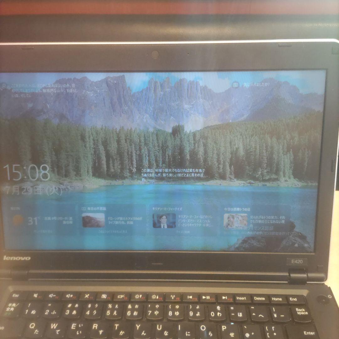 lenvo/ThinkPad　E420/SSD128GB/ACアダプタージャンク