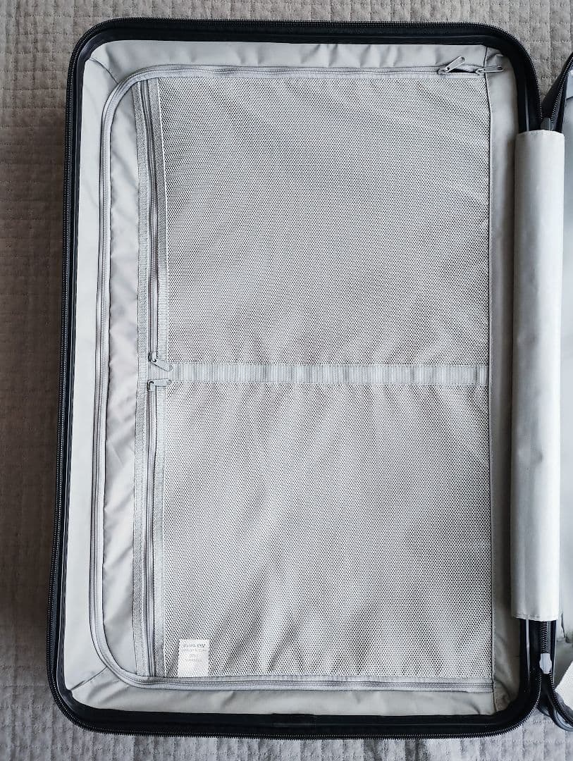 ♥無印良品 75L 大型グレーキャリーケース（ストッパー付き）