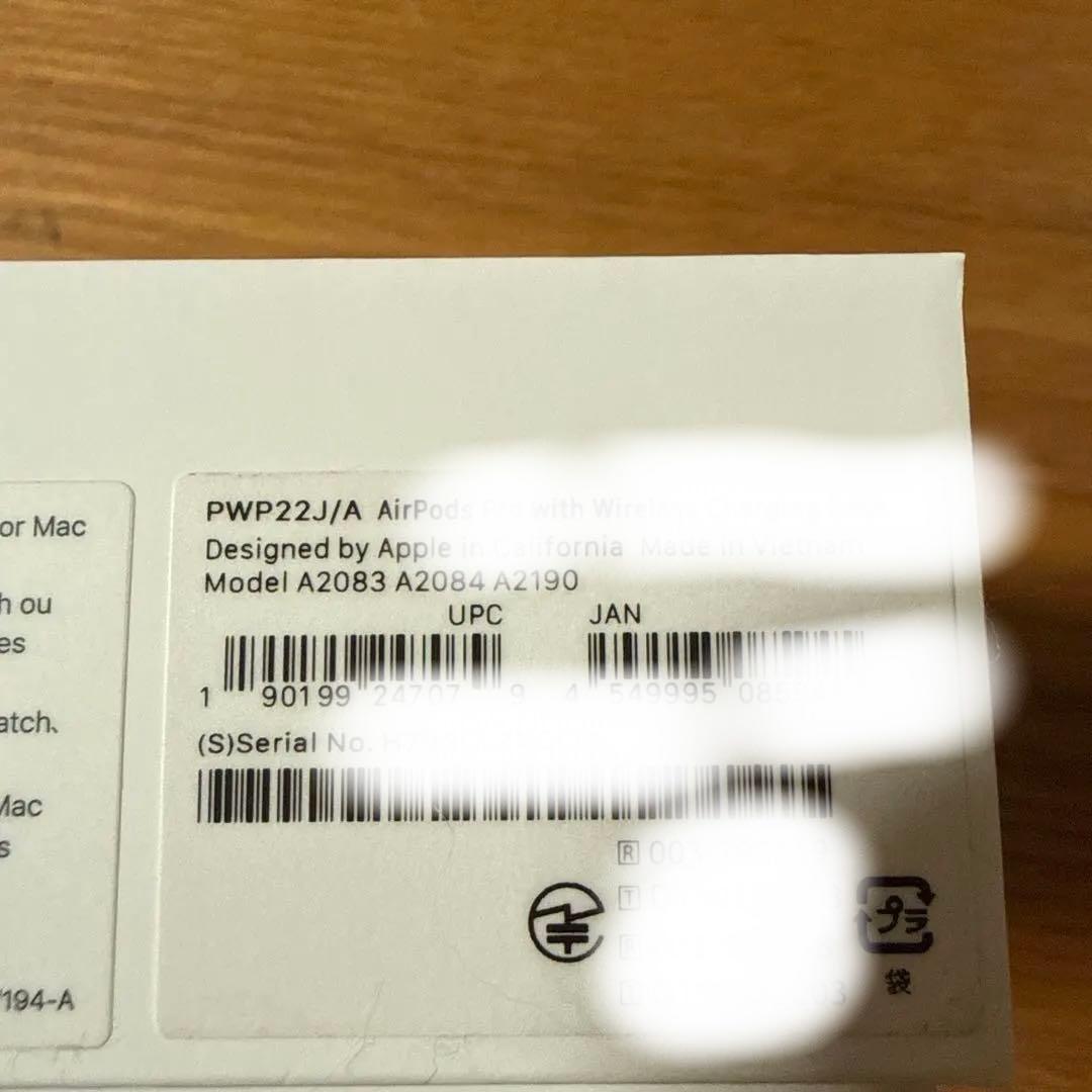 大値下げ‼️AirPods Pro 本体なし両耳イヤホンと付属品あり
