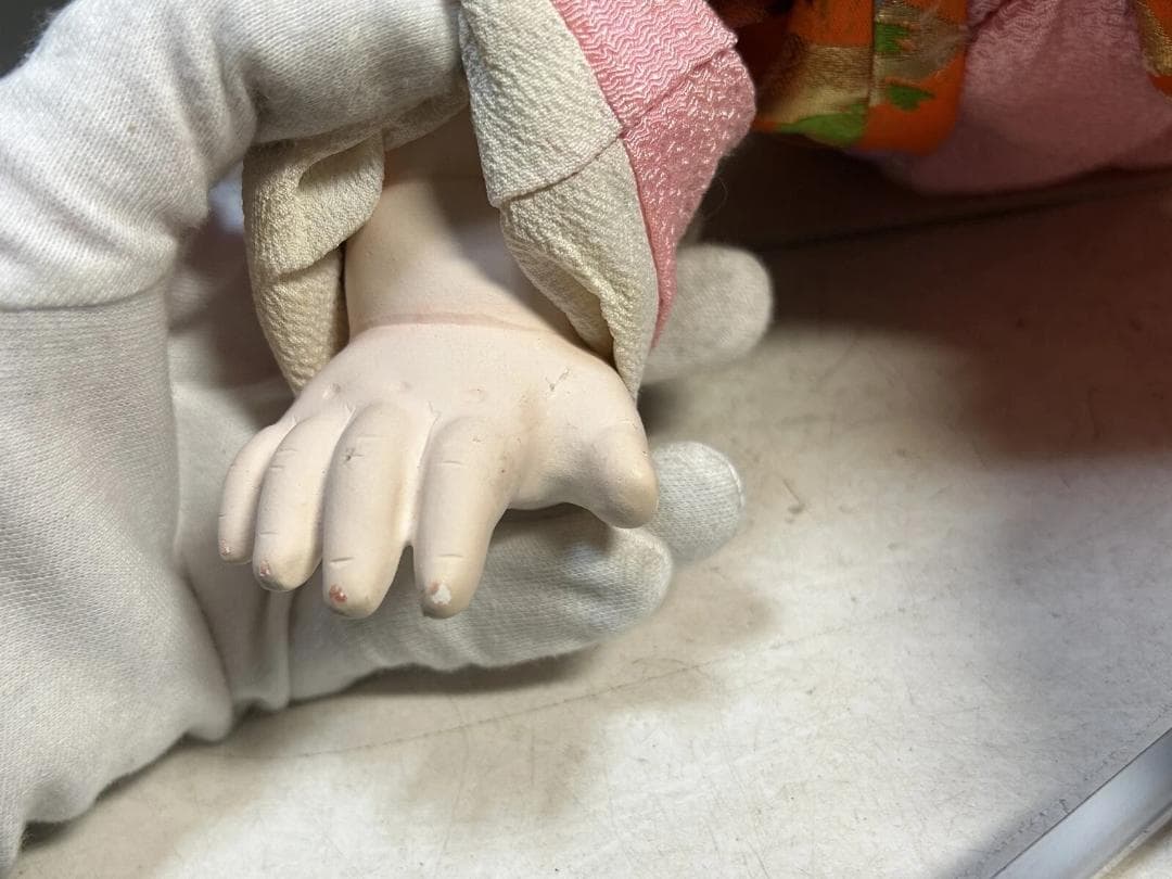 市松人形 はいはい人形　赤ちゃん　幼児　日本人形　 和服　ビンテージ