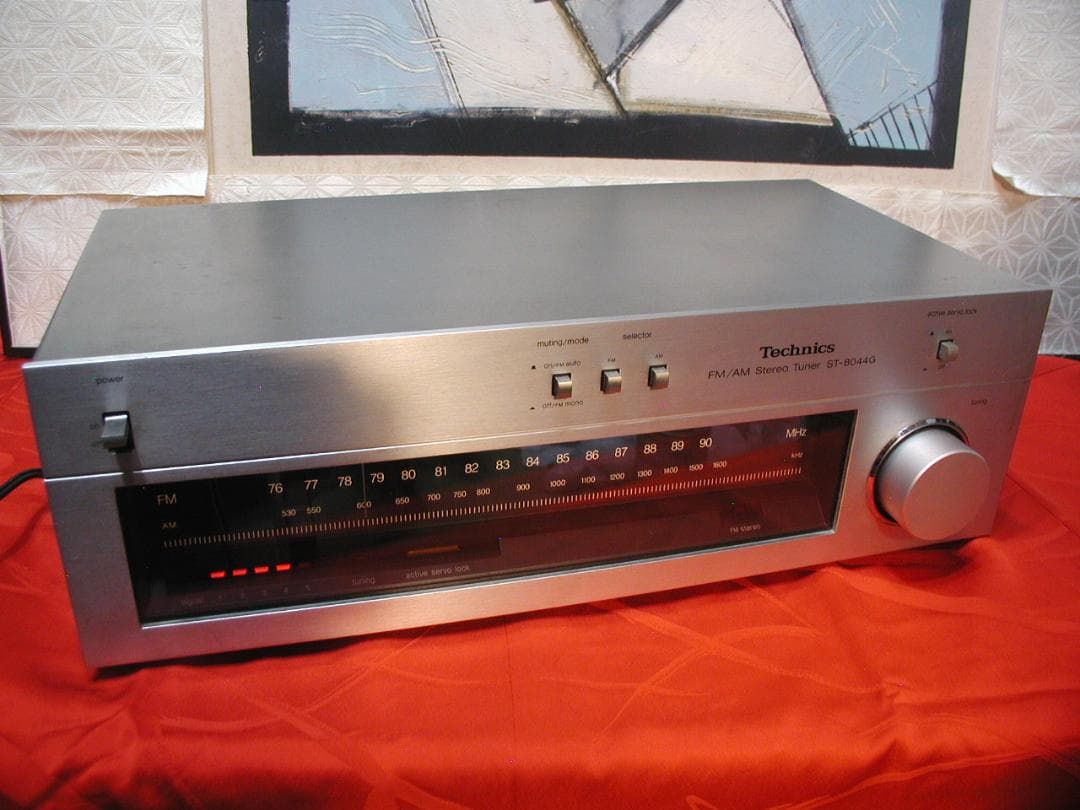 ★Technics ST-8044G、FM/AMチューナー。 動作良好です。★