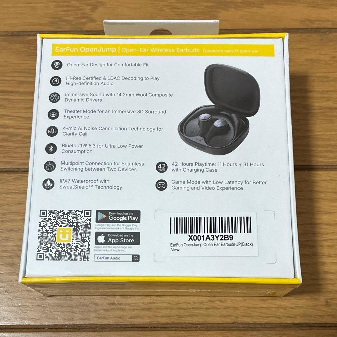 未開封 EarFun OpenJump ワイヤレスイヤホン