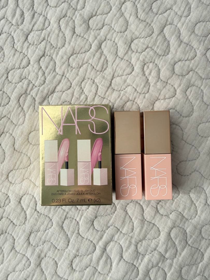 【新品】NARS アフターグロー リキッドチーク デュオ 7ml×2　アメリカ