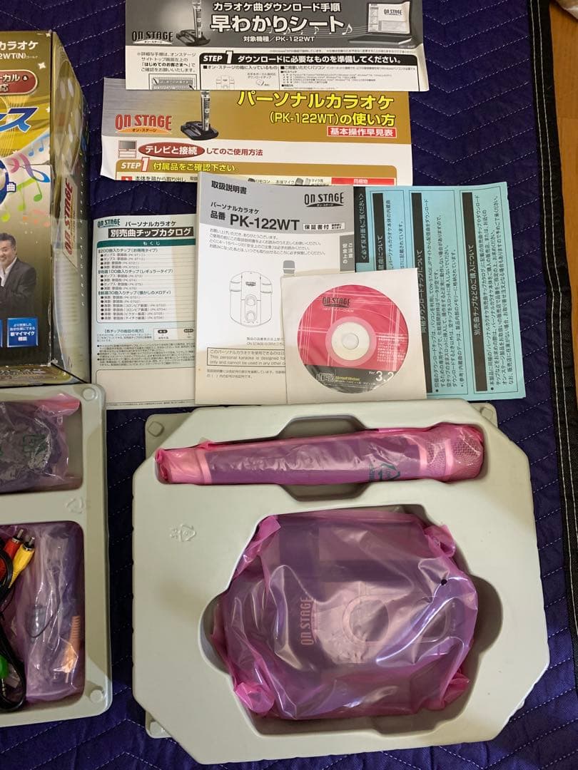 【美品】オンステージ　ON STAGE お家カラオケ　PK-122WT