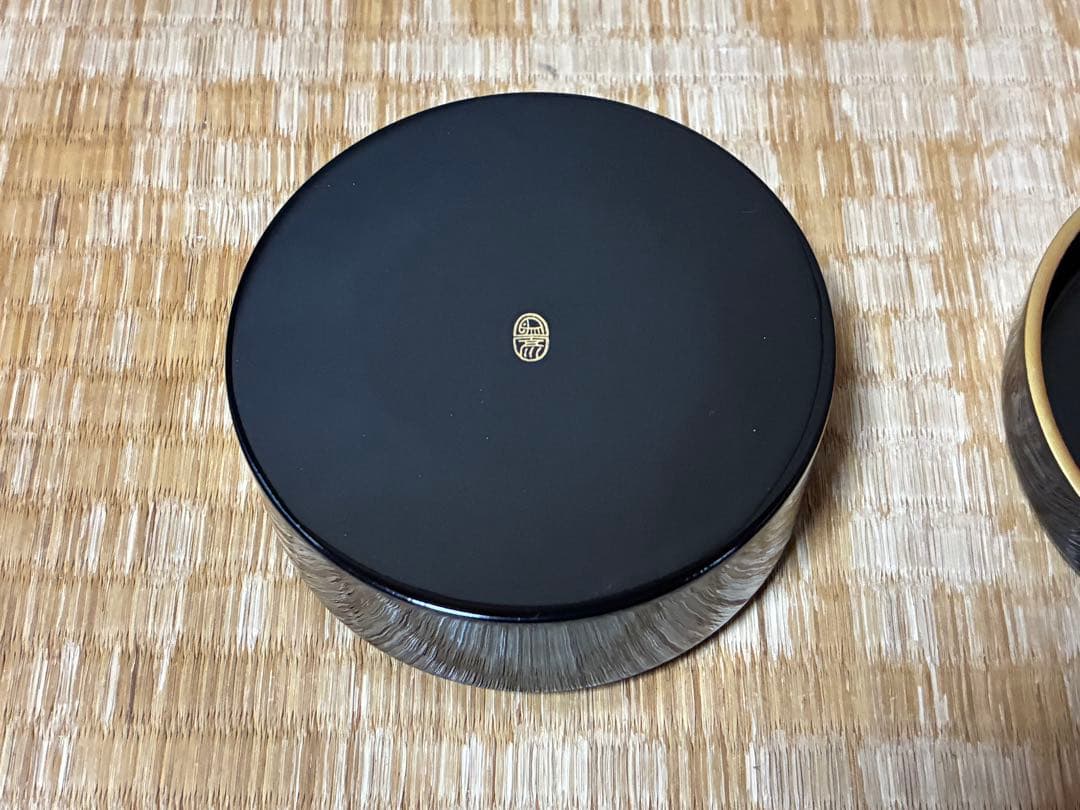 香道具 漆器 【平安象彦】香合 大香合 共箱 お香付