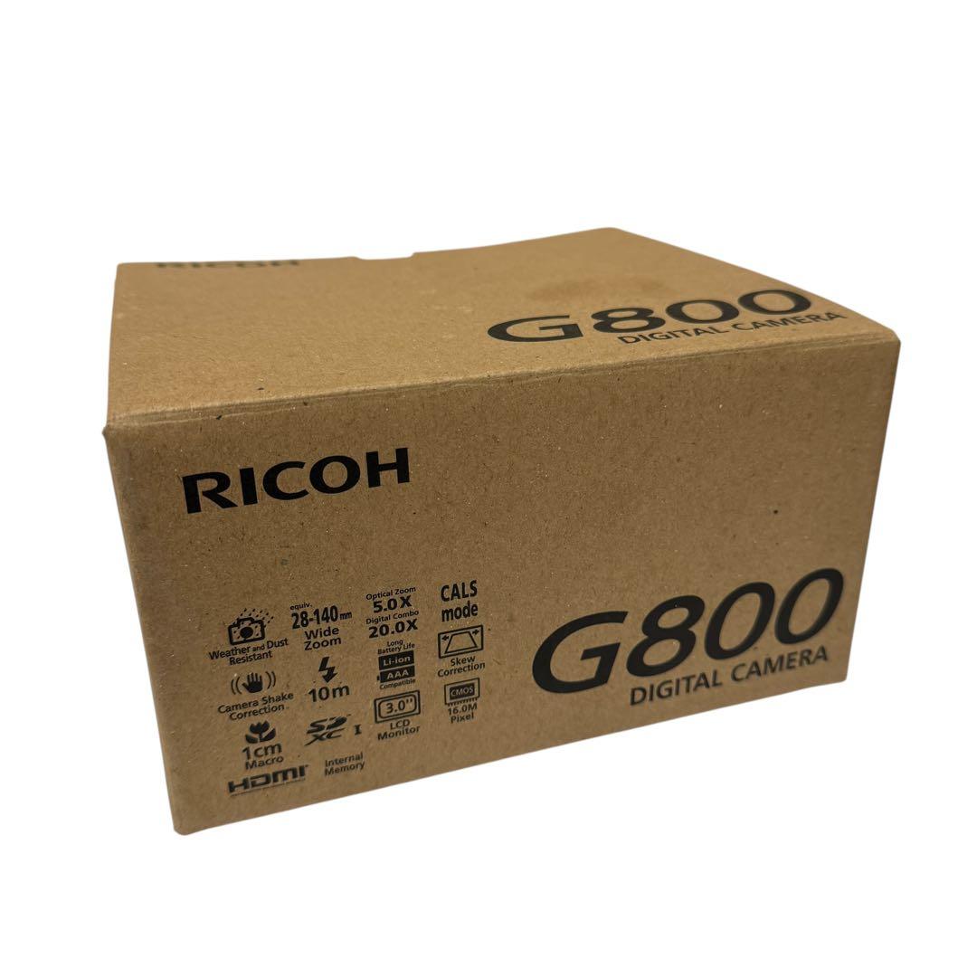 【動作品】RICOH G800 デジタルカメラ 付属品有り