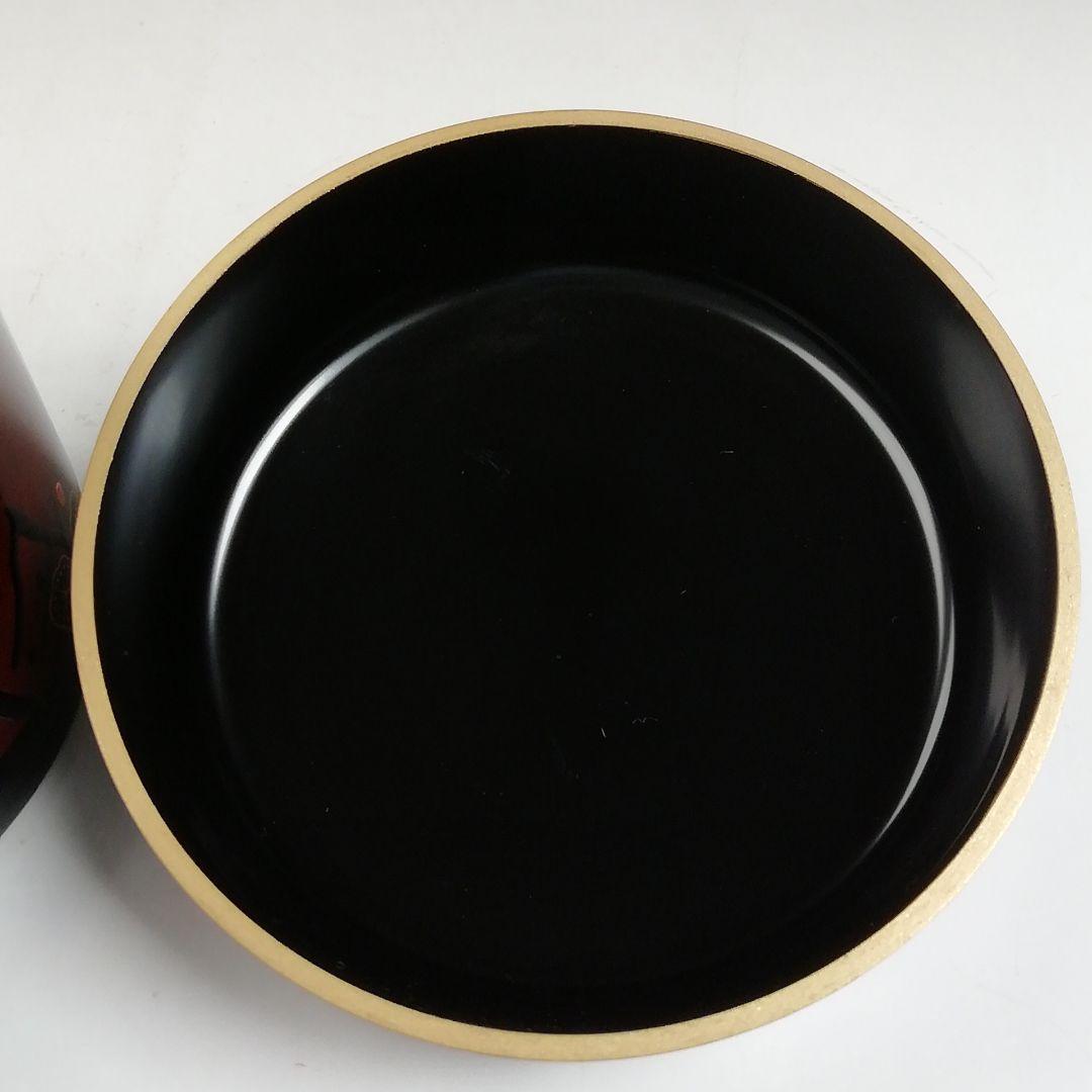 Ｗ７９　棗　『紅梅』『雪吹棗』『田中一康 作』　共箱　茶道具