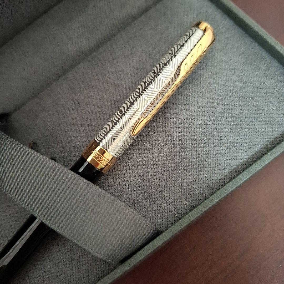 PARKER　パーカー　ソネット プレミアム メタル&ブラックGT ボールペン