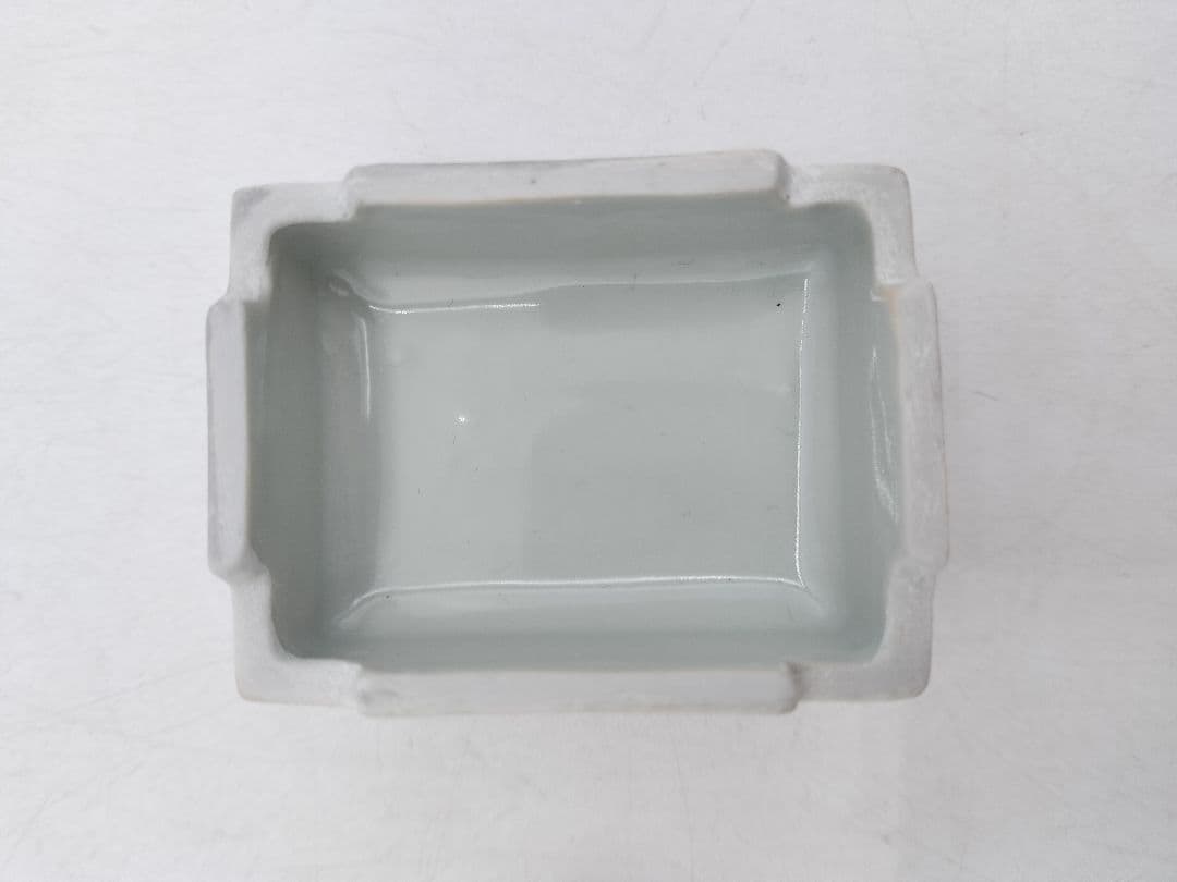 c792 煎茶　重巾合 青ラン 平安春峰 紙箱 茶道具 古物