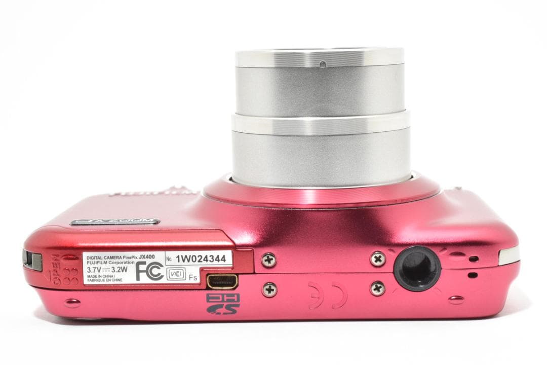 《 美品 》　富士フィルム　FUJIFILM FinePix JX400 レッド