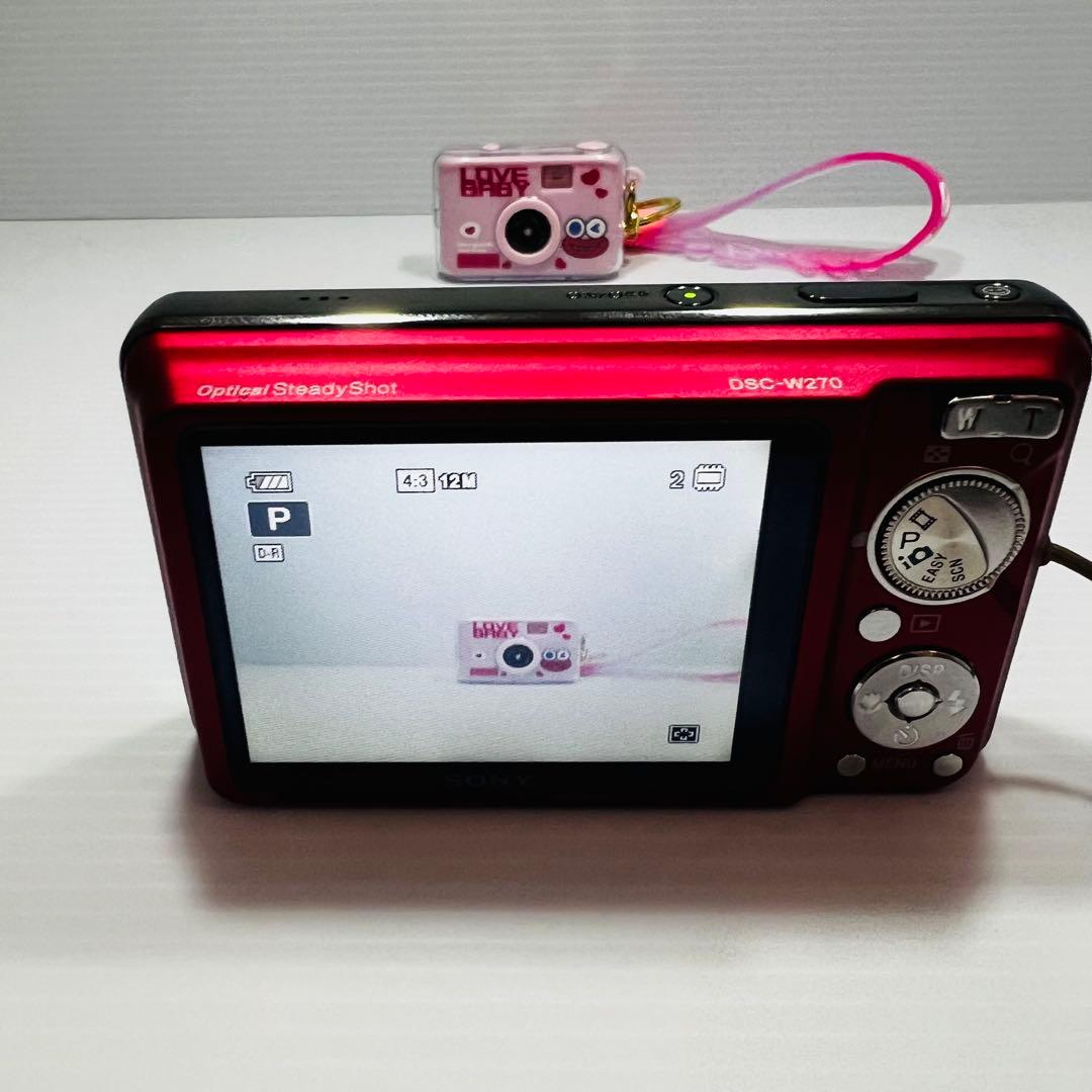 Sony Cyber-shot DSC-W270 レッド