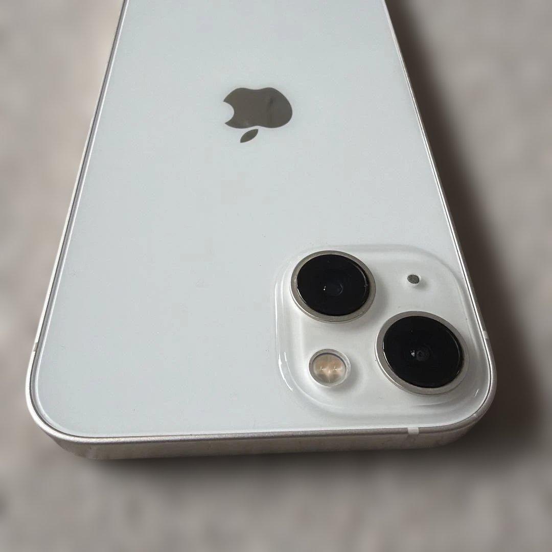 iPhone 13 ホワイト 本体 箱付き　128GB バッテリー76%