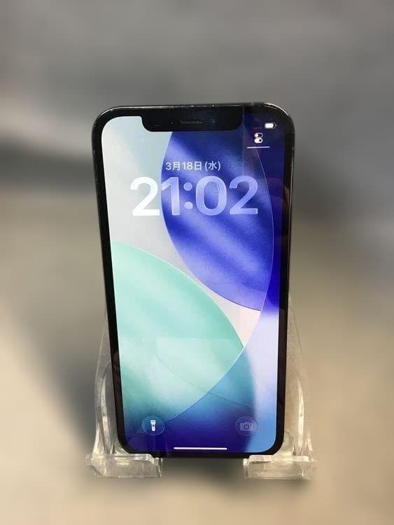 美品　国内版　SIMフリー　iPhone12Pro 256GBブルー色