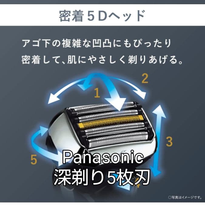 Panasonic 深剃り5枚刃 ES-ELV7 新品未使用❣️