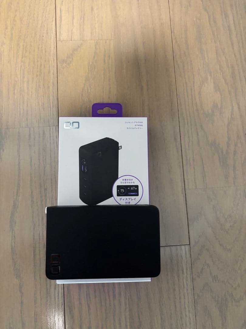 美品 CIO モバイルバッテリー コンセント一体型 65W 10000mAh