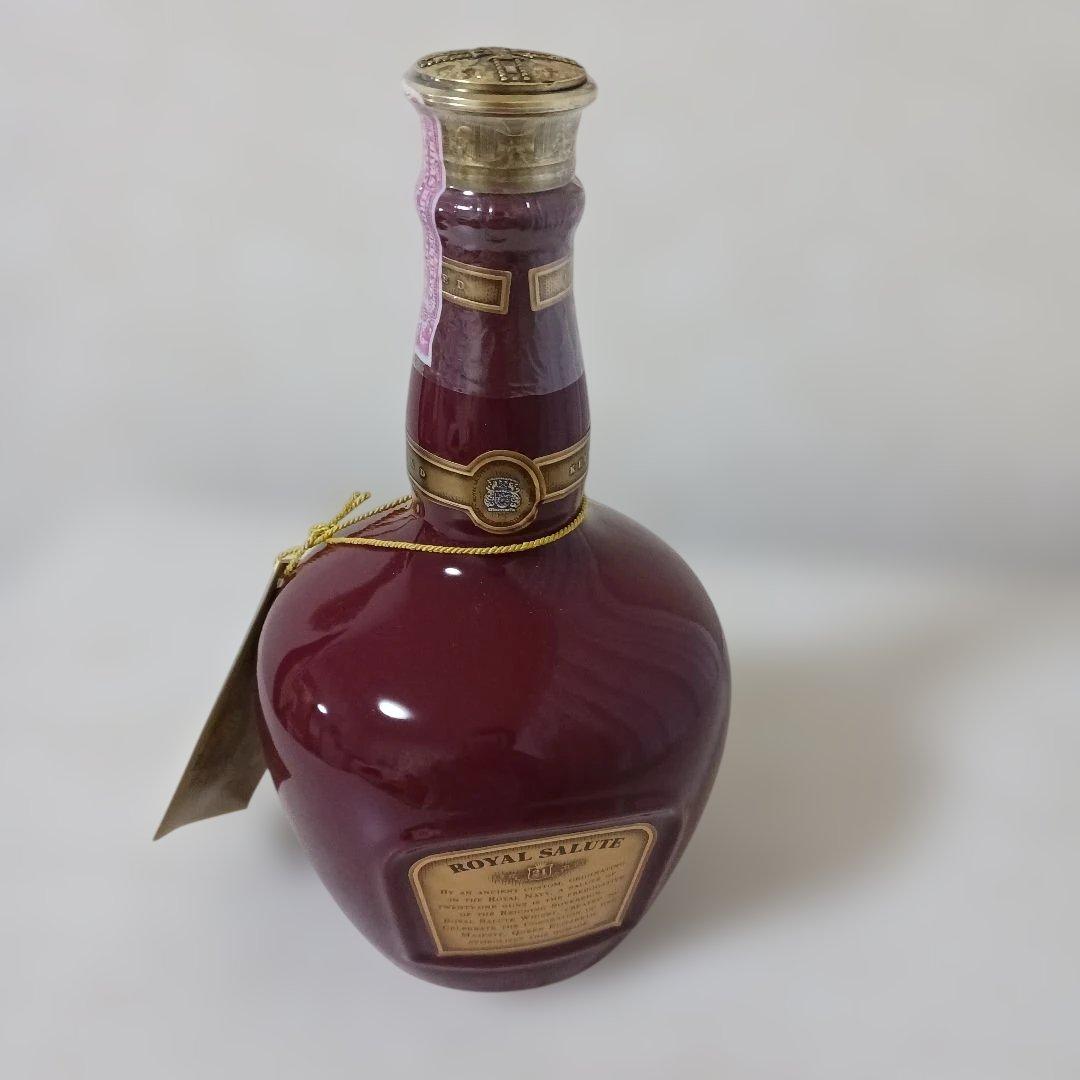 古酒　ウイスキー 21年　ロイヤルサルート　赤陶器　700ml