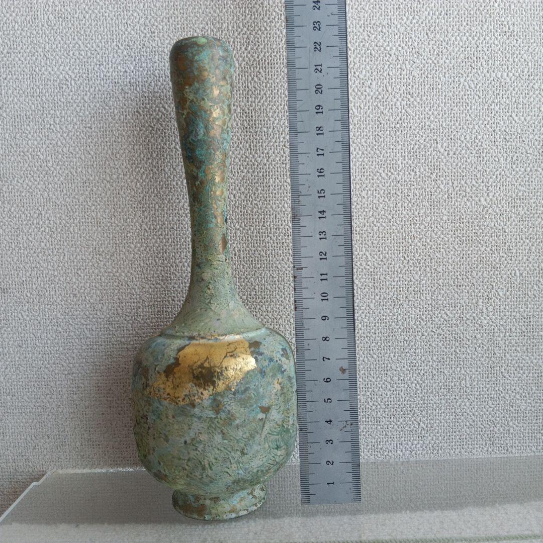 花瓶 純金箔青銅器
