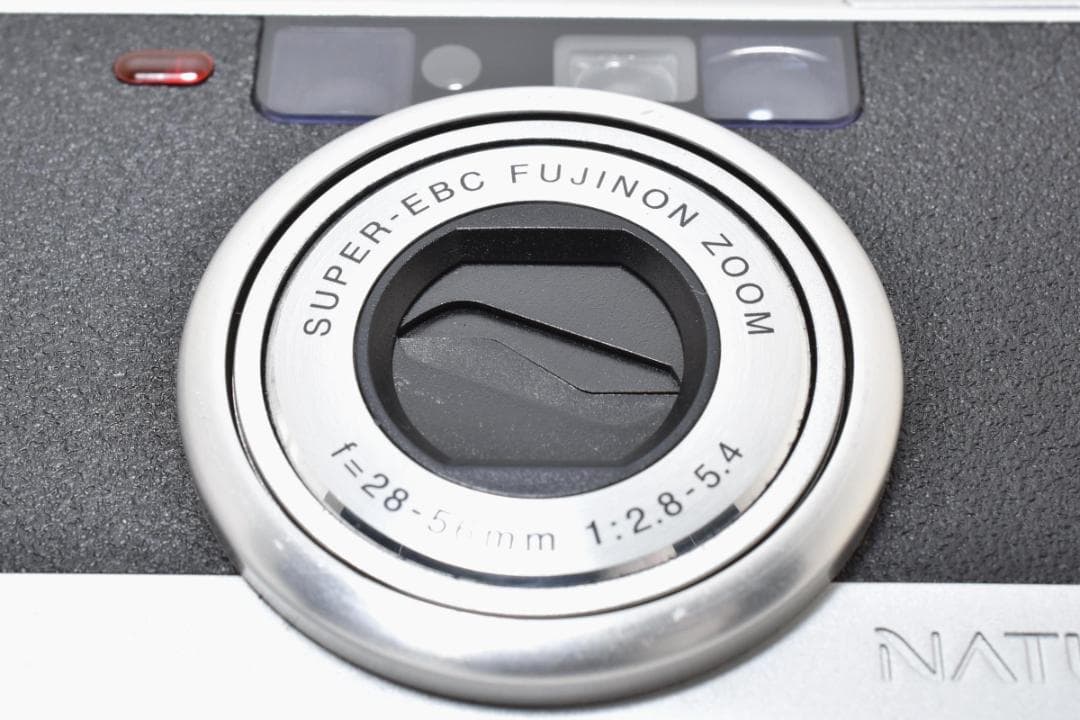 美品 FUJIFILM NATURA NS シルバー コンパクトフィルムカメラ