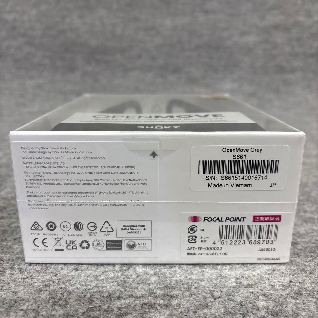 ⭐️新品⭐️SHOKZ OPENMOVE ワイヤレス骨伝導ヘッドフォン