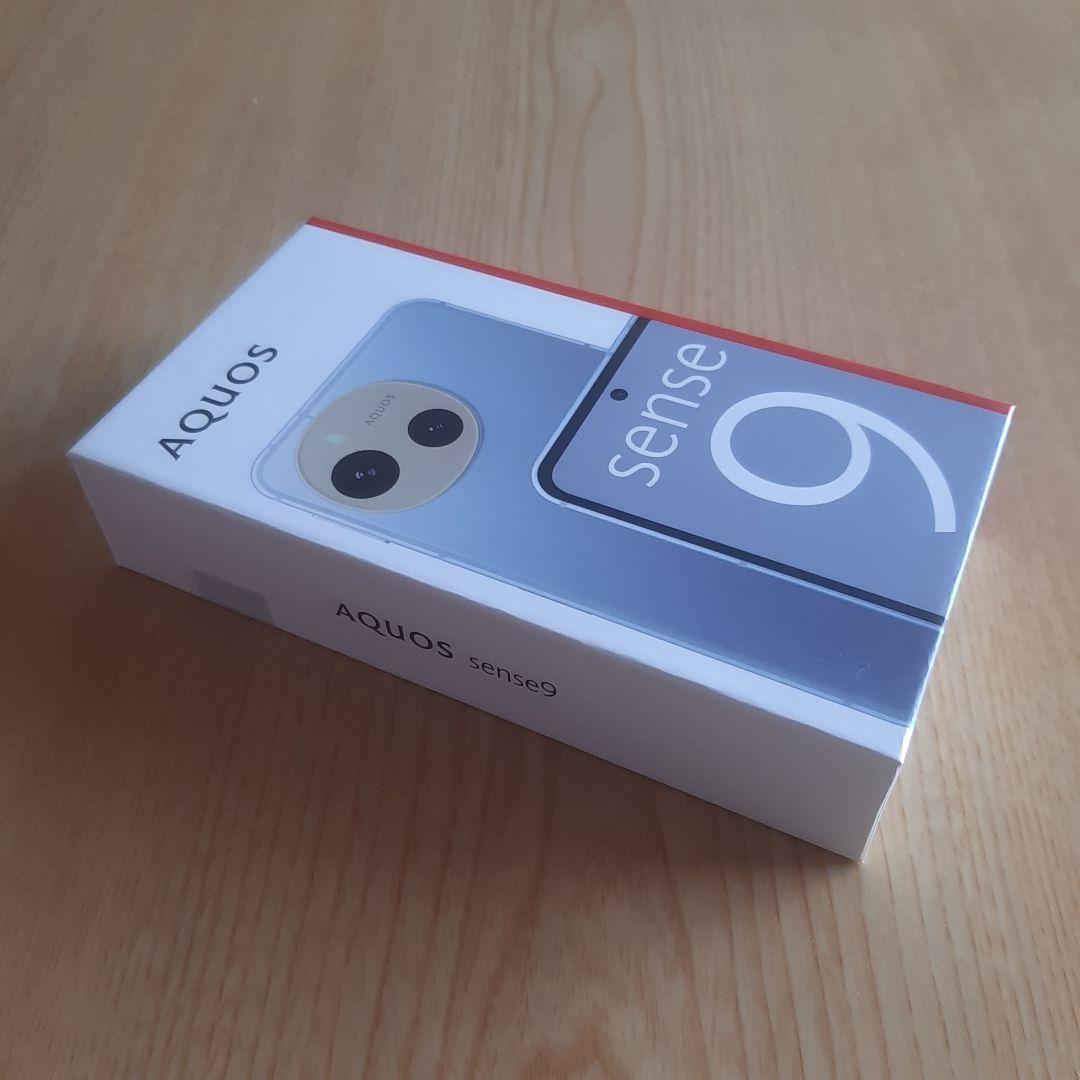【新品未開封】 シャープ AQUOS sense9 6GB/128GB ブルー