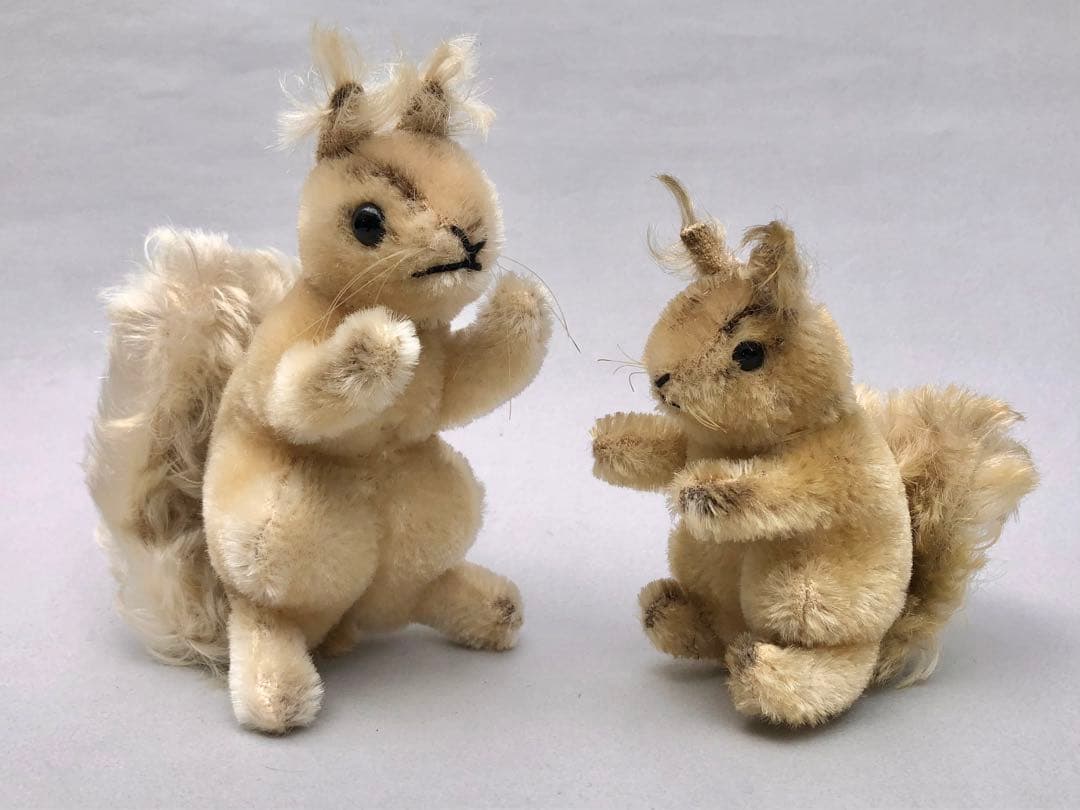 Steiff 　リスのPossy　グレー　最小