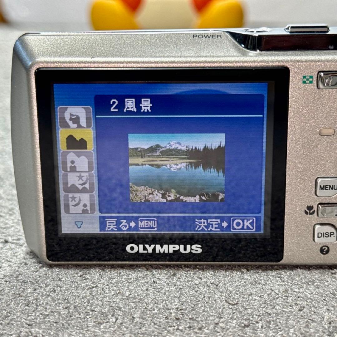 ☆動作OK OLYMPUS μ750 防水 バッテリー＆充電器付き