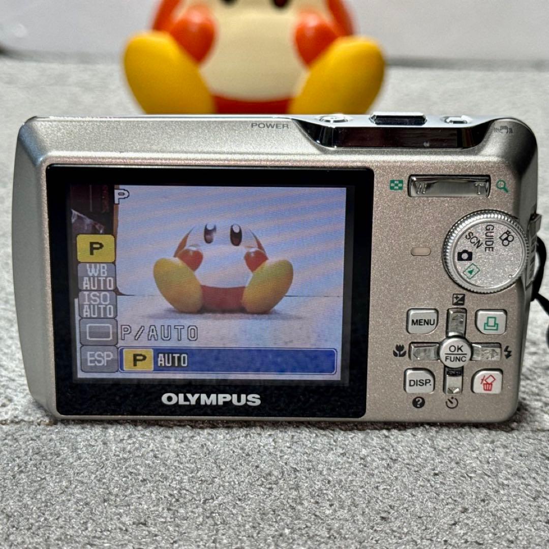 ☆動作OK OLYMPUS μ750 防水 バッテリー＆充電器付き