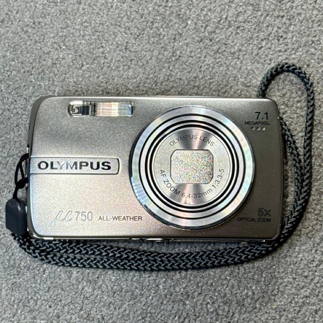 ☆動作OK OLYMPUS μ750 防水 バッテリー＆充電器付き