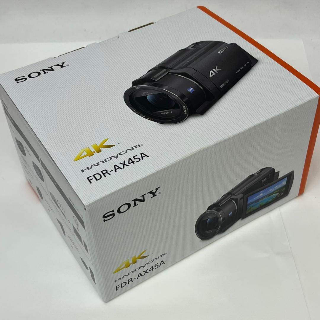 【未使用】SONY 4Kハンディカム FDR-AX45A 保証書無し ブロンズ