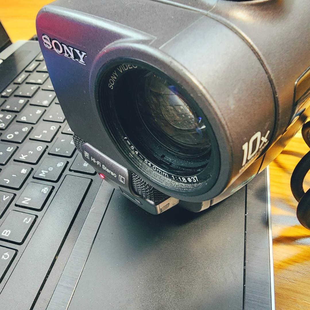 【動作確認済】 SONY Hi8 高画質 ビデオカメラ ACアダプタ セット