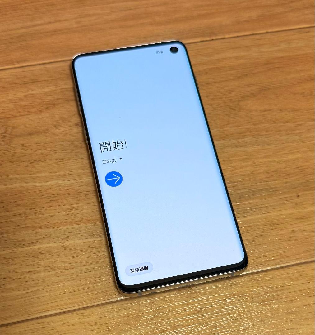 docomo Galaxy S10 ホワイト（超美品．ジャンク品）
