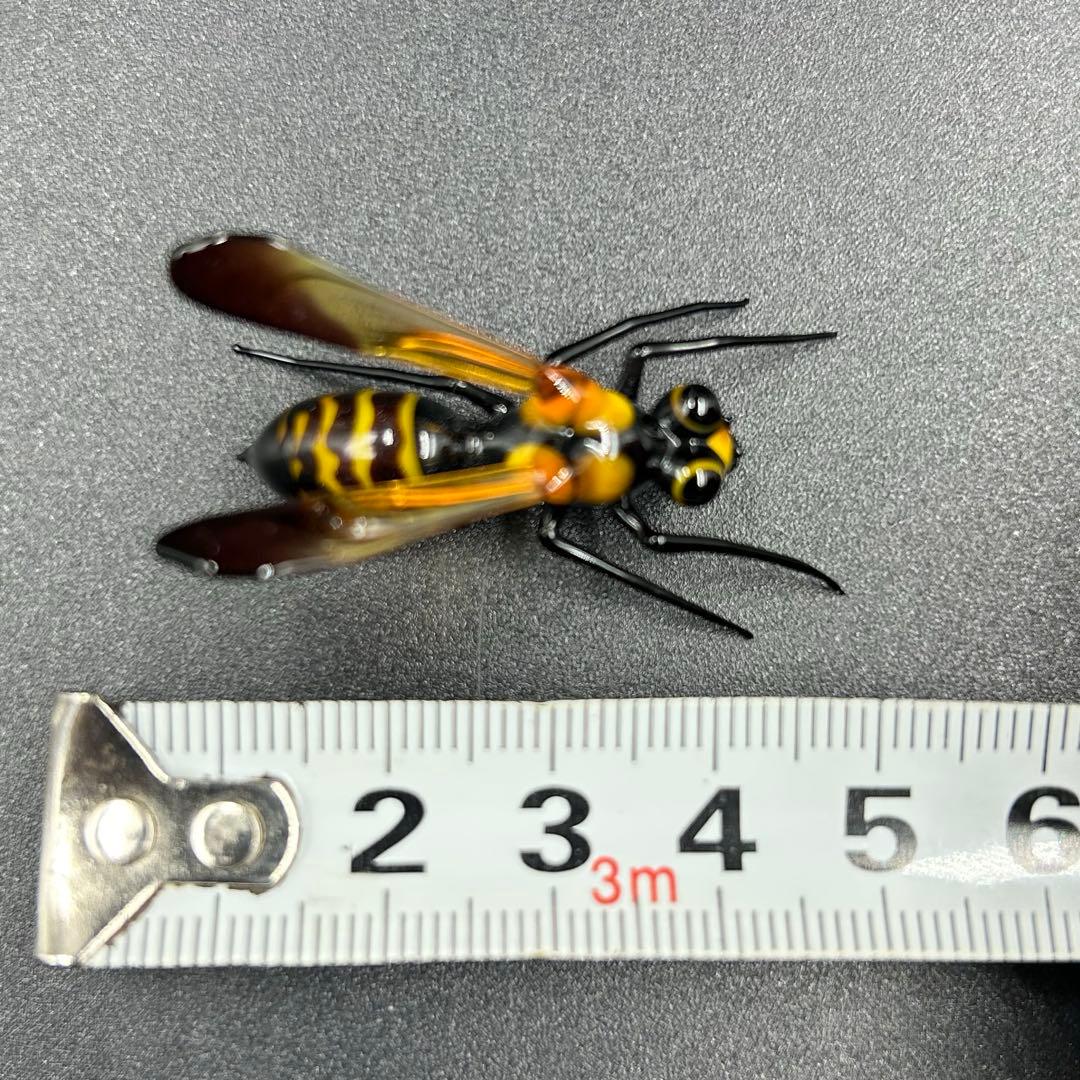 希少 WAKO ベネチアングラス　スズメバチ ハチ　蜂 縁起物　銀座和光
