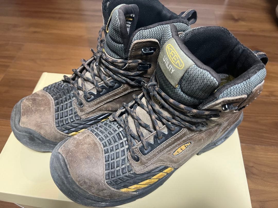 KEEN Utility 安全靴 ブラウン