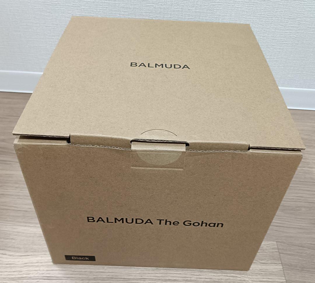 BALMUDA The Gohan K08A-BK 炊飯器 3合炊き