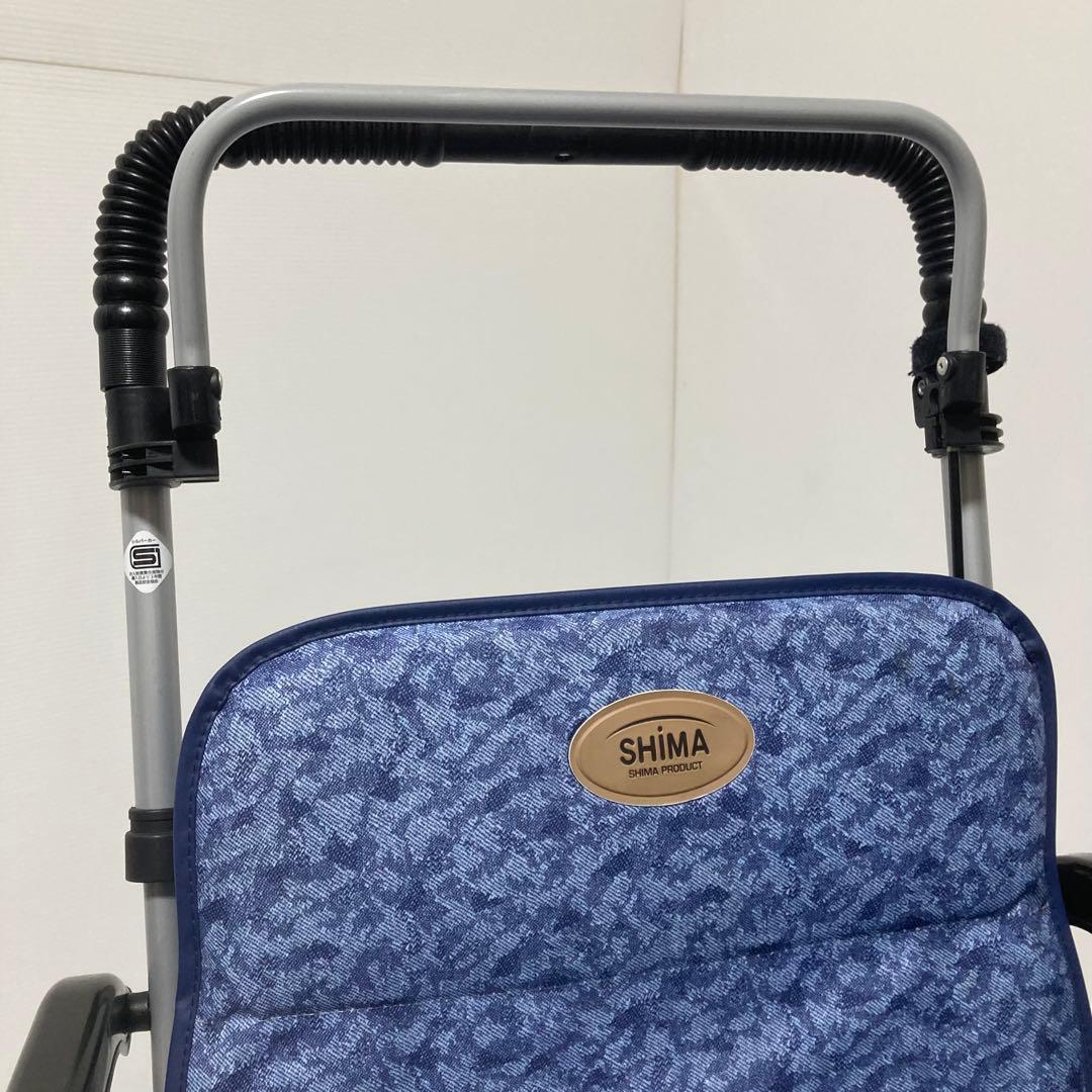 島製作所 シルバーカー マーチA ブルー ボックス型