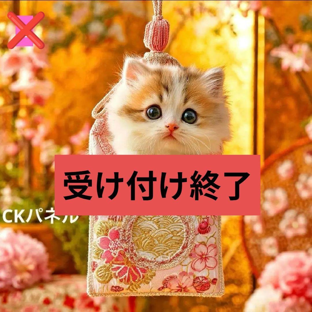 フラットポーチ♥6重ガーゼハンカチ♥オーダー受け付けページ♥御守りネコ