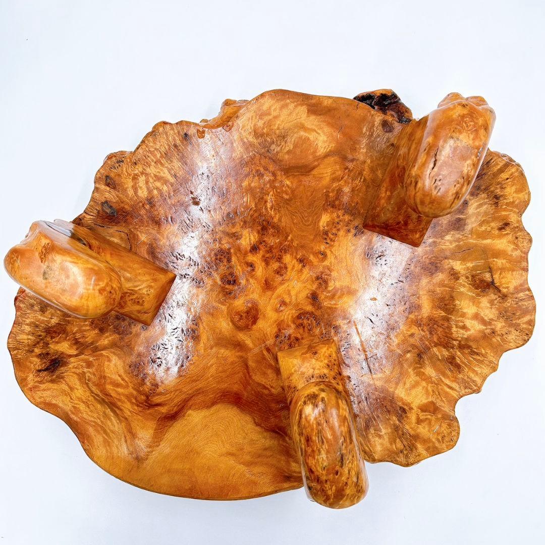 【逸品】一点物 天然木 木の瘤 花台 飾り台 瘤木 木の根 古民家 座卓 盆栽台