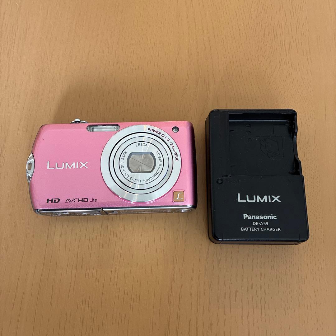 【箱、説明書付き】 LUMIX FX70 ピンク コンパクトデジタルカメラ