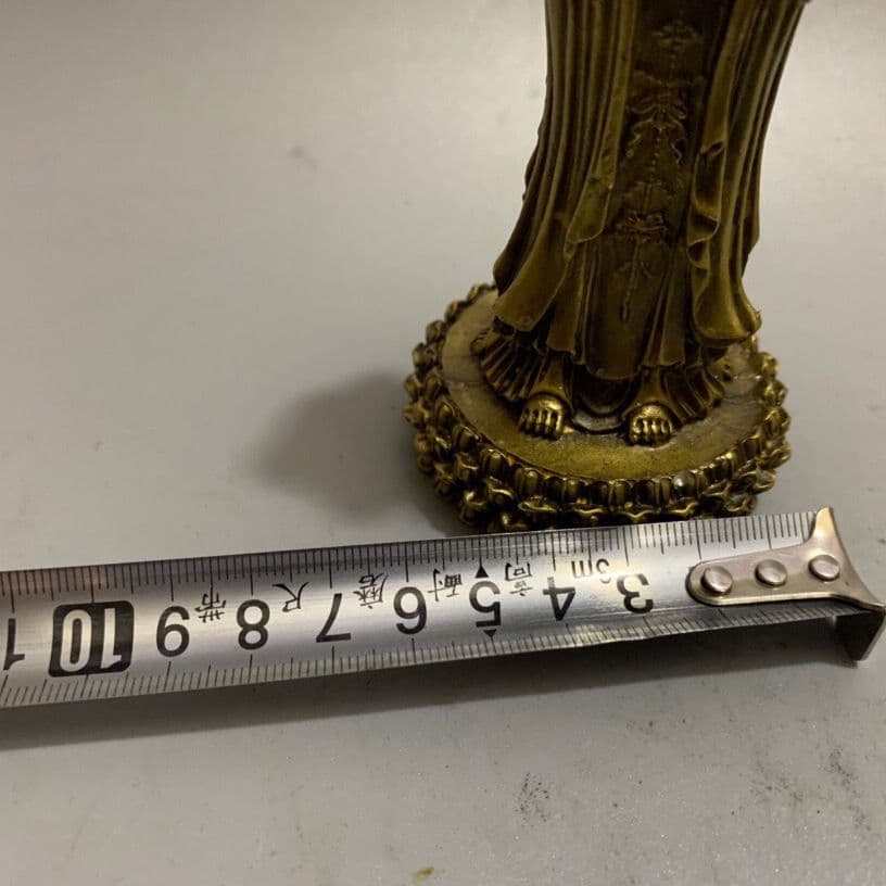 仏教美術 仏像 三面観音菩薩仏像 開運 風水 銅製品 工芸品 置物