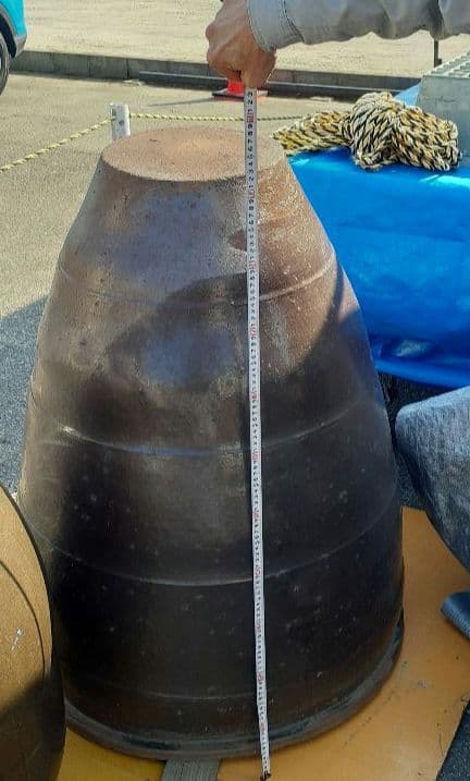 ⑤アンティーク陶器 【特大】甕(かめ) 醤油甕 酒造 希少